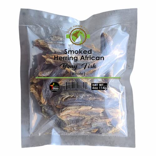 Good Farmer Foods Smoked Herring African Bony Fish Whole- 4oz