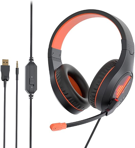 Meetion | HP021 | Siyah | Gaming Kulaklık | 3.5mm + USB Bağlantı | Mikrofonlu | RGB Aydınlatmalı