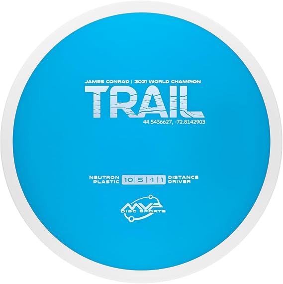 MVP Disc Sports Neutron Trail James Conrad Edition Disc Golf Distance Driver (Colors May Vary)