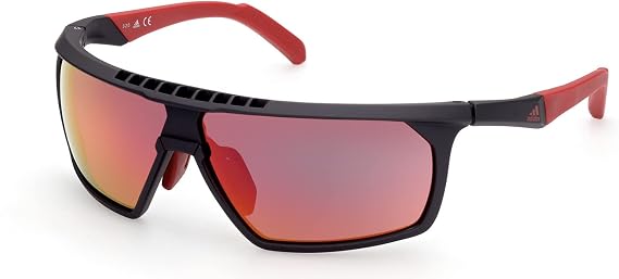 adidas SP0030 Rectangular Sunglasses for Men +BUNDLE with ACCESSORY EYEWEAR KIT