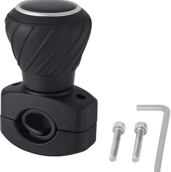 Steering Wheel Spinner Knob, Universal Power Handle for Cars and Trucks | Compatible with Tractors, Mowers and Forklifts, Universal Steering Wheel Fit, Easy Turning Control