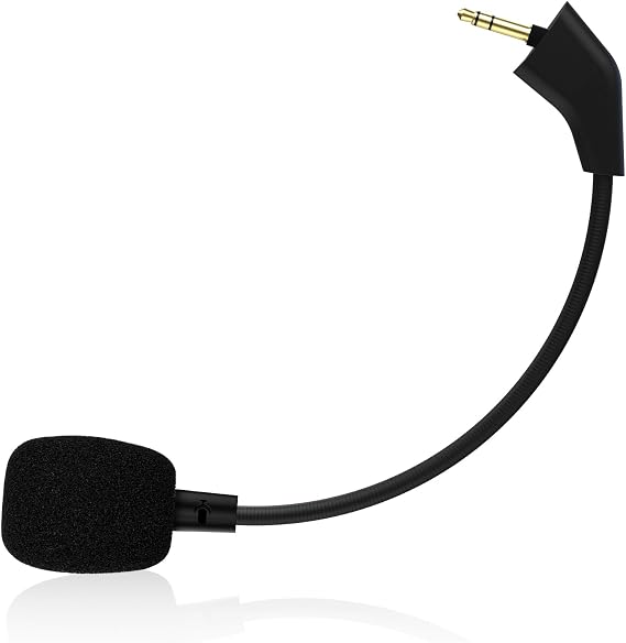 Replacement Cloud II Microphone Compatible with Kingston HyperX Cloud II 1st Version Wired, Cloud X, CloudX Core, Cloud Pro Gaming Headsets - 3.5mm Boom Mic