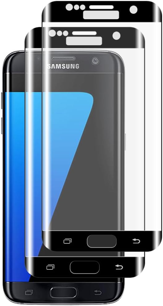 Pack of 2 for Samsung Galaxy S7 Edge Tempered Glass Phone Screen Protector, 9H Hardness, Anti-Scratch, HD