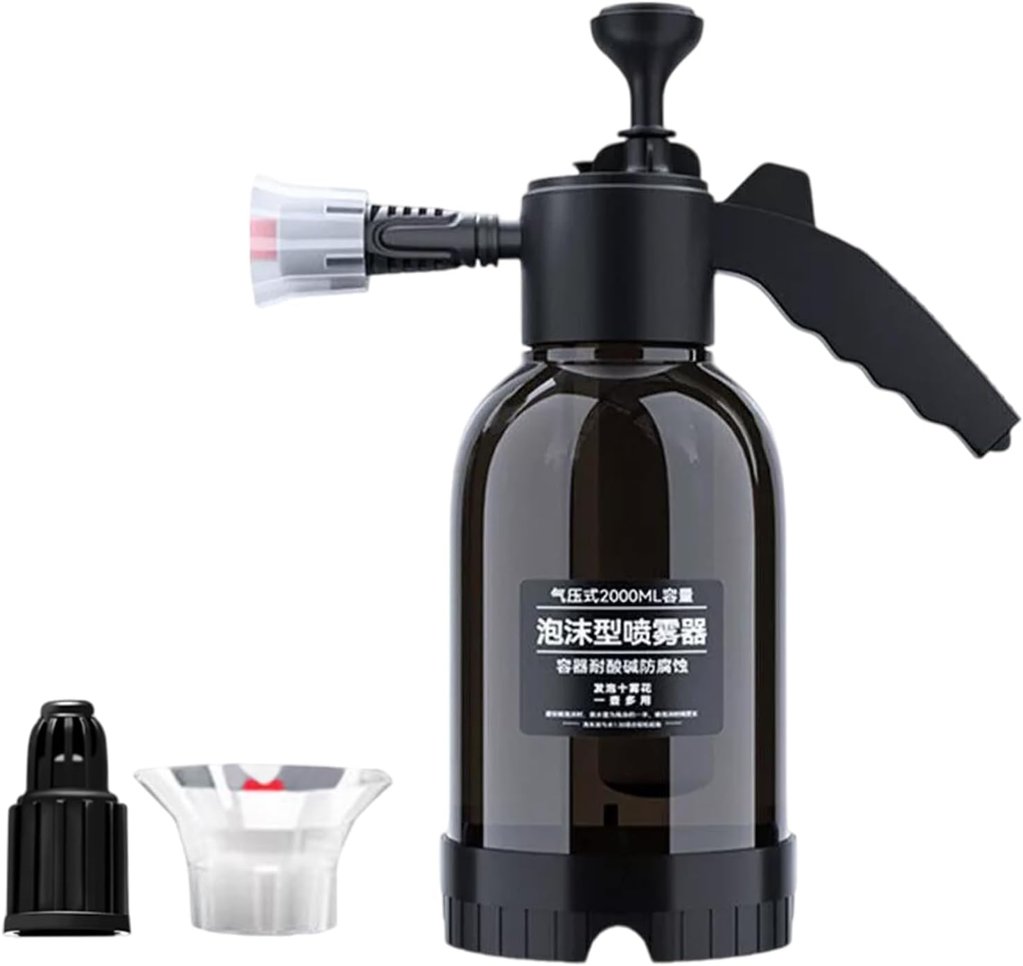 Pressure Spray Bottle - Hand Pump Spray - Garden Pressure Spray Bottle | Handheld Water Split Container Foam Pump Action Spray Refillable High Pressure Sprayer for Home Hand Spray Car Detail, Garden