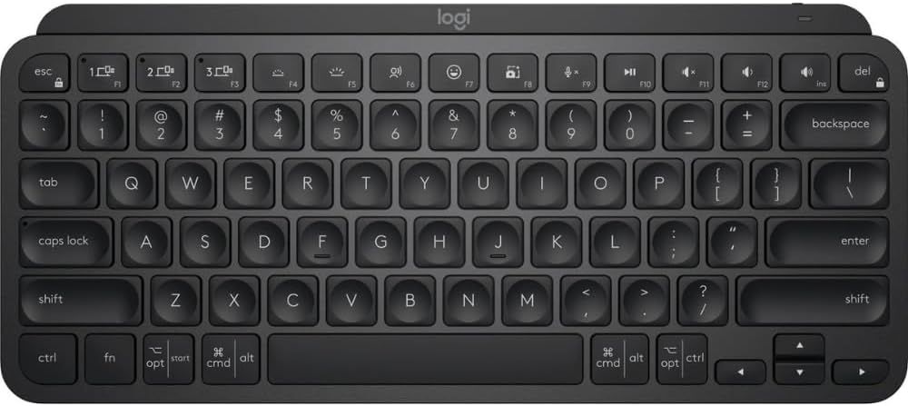 Logitech MX Keys Mini Wireless Keyboard - Black Renewed