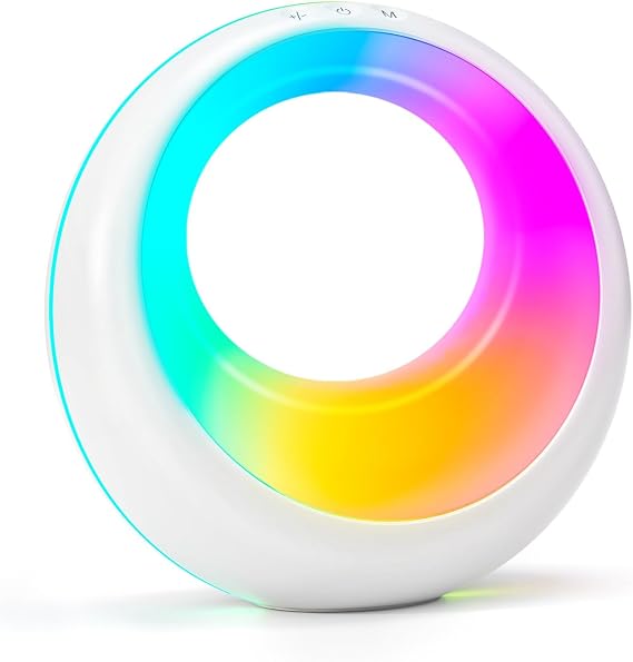 Auxmir Color Changing Light for Kids, Rechargeable RGB Lamp with Remote