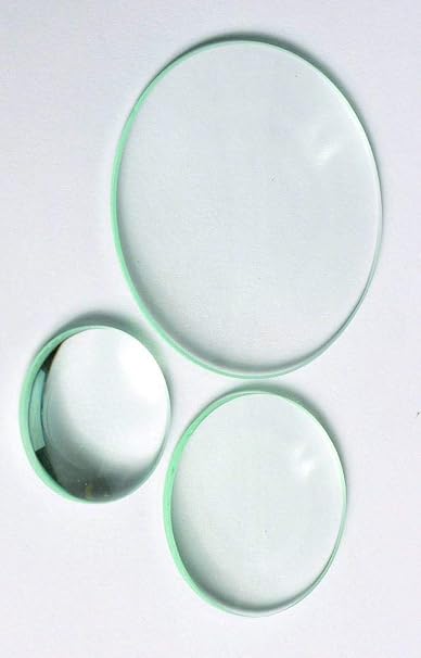 United Scientific Supplies LCV507 Double Convex Lens, 50 mm Diameter, 180 mm Focal Length