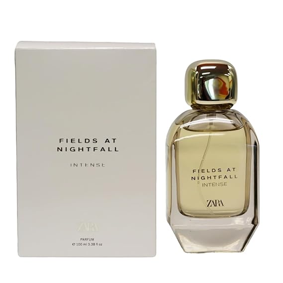 Zara Fields at Nightfall Intense Women's Perfume Parfum, 100ml (3.04 fl oz) Sensual Sandalwood, Jasmine & Orange Blossom Warm Praline & Vanilla Accents Long-Lasting Elegance