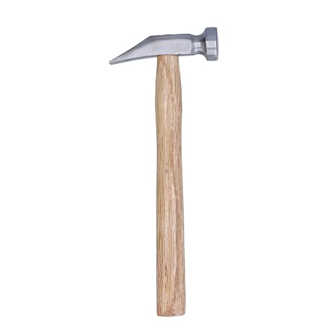Marhynchus Wood Handle Hammer, All Steel Shoe Upper Hammer, German Style, Ergonomic Grip, 25cm / 9.84in