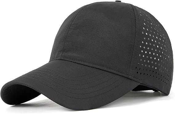 Quick Dry Baseball Cap for Men Women Adjustable Mesh Breathable UPF50+ Outdoor Sports Snapback Golf Cap