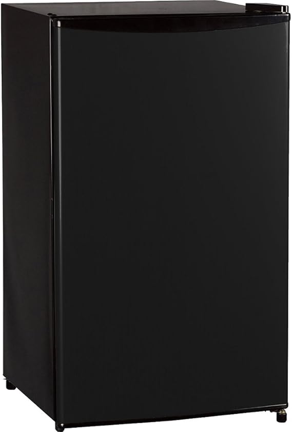 Midea WHS-121LB1 Mini fridge Small Refrigerator 3.3 Cubic Feet Black for Bedroom Office or Dorm with Adjustable Remove Black