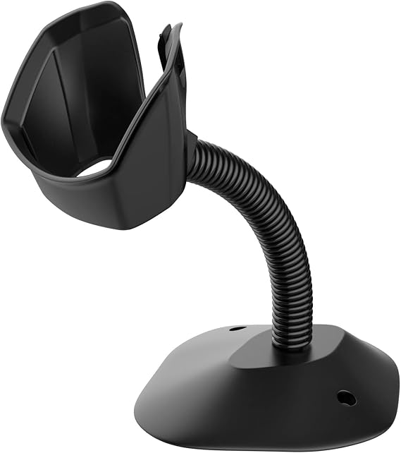 Symcode Universal Barcode Scanner Stand Hands Free Barcode Scanning Barcode Scanner Cradle Holder Base Angle and Height Adjustable Head for Supermarket Retail Store School Library Logistic Warehouse