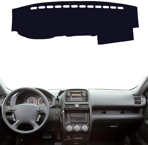 Car Auto Dashboard Cover Compatible with Honda CR-V CRV 2002 2003 2004 2005 2006 Left Hand Drive Dashmat Pad Carpet Dash Mat