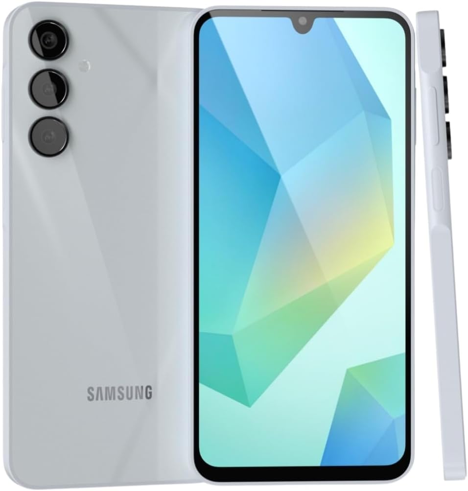 SAMSUNG Galaxy A16 5G Dual SIM 256GB, 8GB 6.7 AMOLED, IP54 Water Resistant, 50MP Camera, 4G VoLTE Factory Unlocked for T-Mobile, Global International Model A166MDS w 256GB SD Card, Light Gray