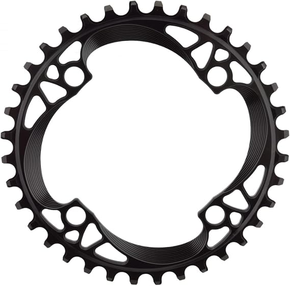104Bcd Narrow/Wide Chainring Black, 36T