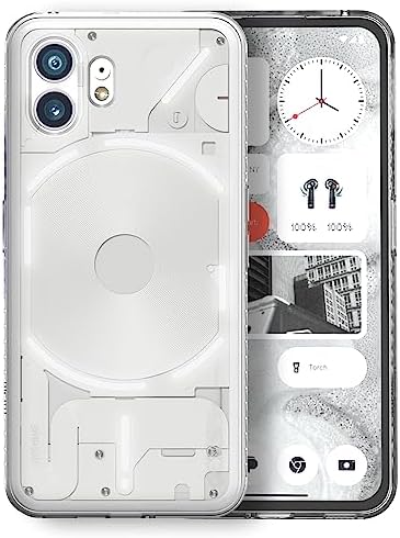 TUDIA Ultra Clear Fit Designed for Nothing Phone 2 Case, [LUCION] Shockproof TPU Bumper Anti-Yellowing Transparent Hard Back Ultra Slim Grip Protection for Nothing Phone 2 Cover 2023 Clear