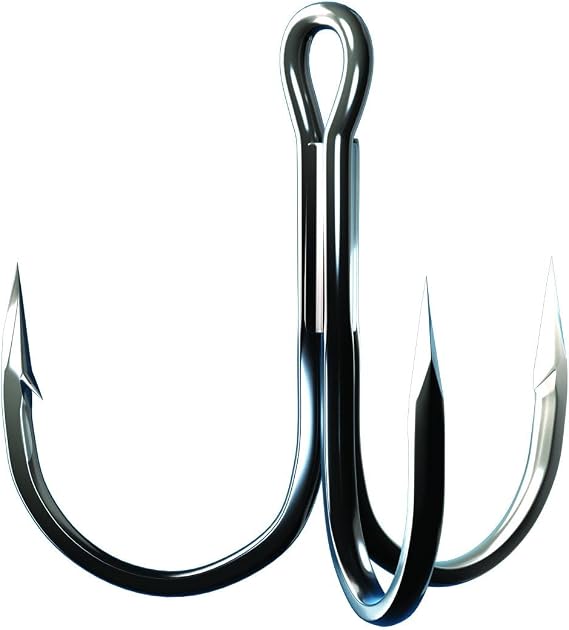 Eagle Claw TK934 Round Bend Treble Hook- 6 Pack