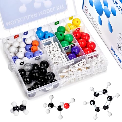 JoyCat Molecular Model Kit 238pcs, Organic Chemistry Molecule Science Gifts for Ochem and Inorganic Students and Teachers