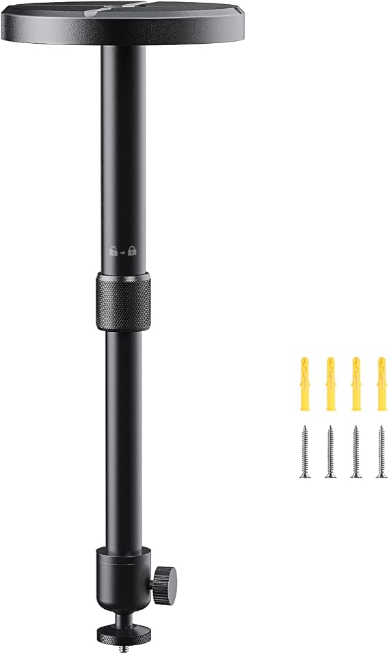 Aurzen Ceiling Projector Mount, Adjustable Rotation, Tilt & Length