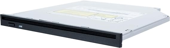 SilverStone Technology Slim 9.5mm Slot Loading DVD-R/W Disk Drive with Physical Eject Button, Includes both 9.5mm and 12.7mm front Bezels SOD04