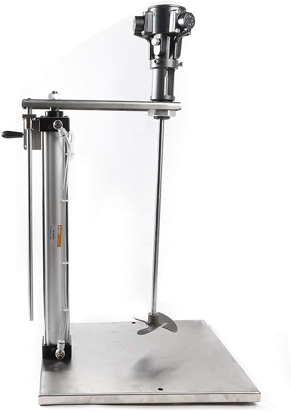 Pneumatic Paint Mixer Machine 5 Gallon Paint Mixer Stirring Tool 1/4HP Paint Shaker Air with Stand,Height Adjustable Paint Mixer for Ink Dye Chemicals