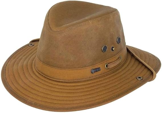 Outback Trading Company Women's 1497 River Guide UPF 50 Waterproof Breathable Outdoor Cotton Oilskin Hat