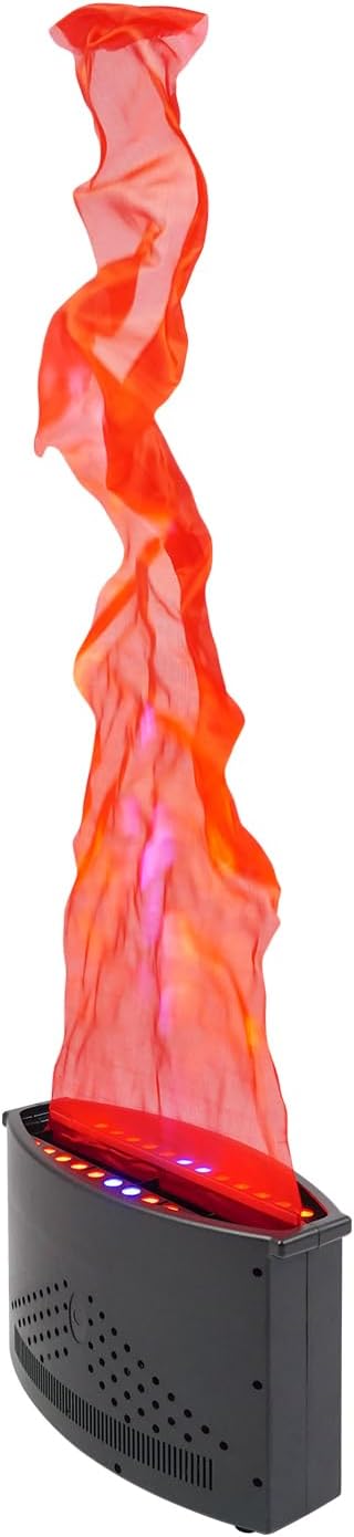 Realistic Artificial Flame Machine, Fake Fire Flame Light, 24 LED Flameless Bulb with Overheat Protection for Halloween, Christmas, Bonfire Parties, Stage Events, Dj Parties