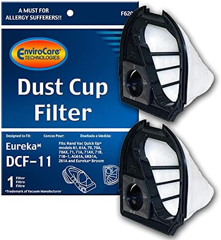 Genuine Eureka DCF-11 Filter 62558A - 2 Pack for Eureka 71B and 41A