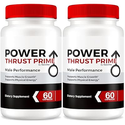 2 Pack Power Thrust Prime Pills for Men, Premium PowerThrustPrime Blend with All-Natural Ingredients to Support Performance, Lasting Energy and Stamina, Easy-To-Swallow Male Formula 120 Capsules