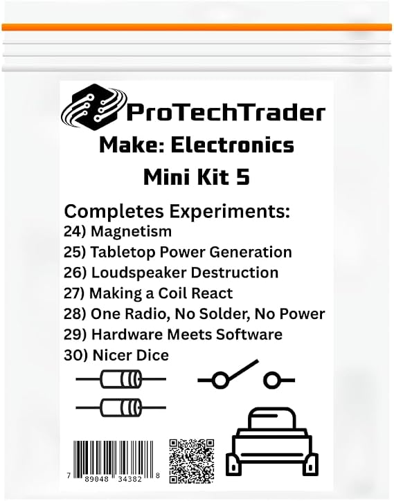 Make: Electronics 3rd Edition Mini Kit 5 Electronic Component Pack