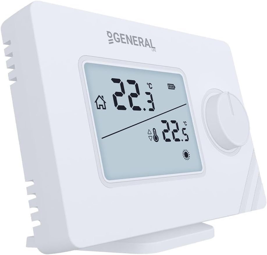 Mitra HT250 RF Kablosuz Oda Termostatı (Beyaz)