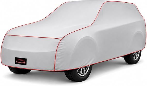 DUUCARS Mitsubishi Eclipse Cross Uyumlu 3 Katlı Dolu, Darbe ve Güneş Koruyucu Oto Branda - Gri