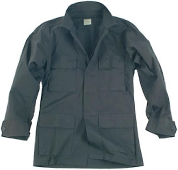 Mil-Tec Teesar Men's BDU Shirt Ripstop Black