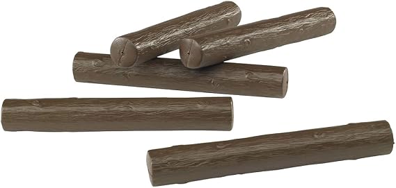 Bruder Toys 02343 Accessories 5 Tree Trunks, Brown