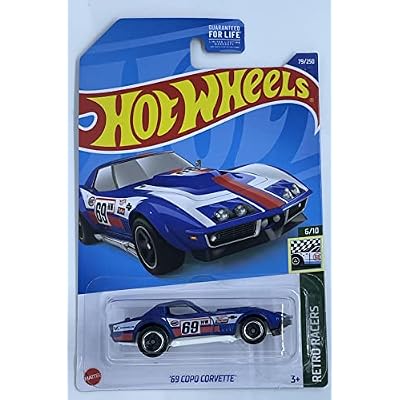 Hot Wheels 2022 - 69 Copo Corvette - Blue - Retro Racers 610
