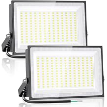 Onforu 150W LED Flood Light Outdoor,15000LM Security Lights, IP66 Waterproof Outdoor Floodlight, 2 Pack 6500K Daylight White LED Exterior Lighting for Basketball Court, Stadium, Playground