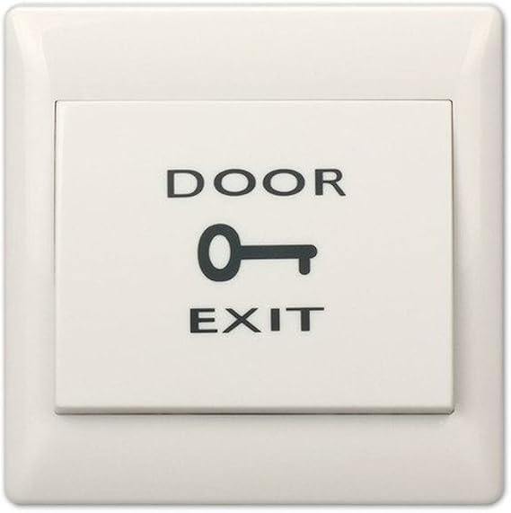 Wall Mount DoorDoor Exit Button Push Home Release Switch Panel Access Control Plastic