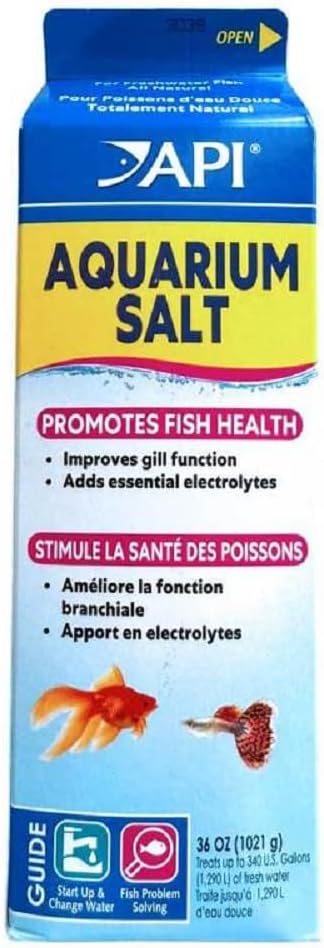 API AQUARIUM SALT Freshwater Aquarium Salt 36-Ounce Box