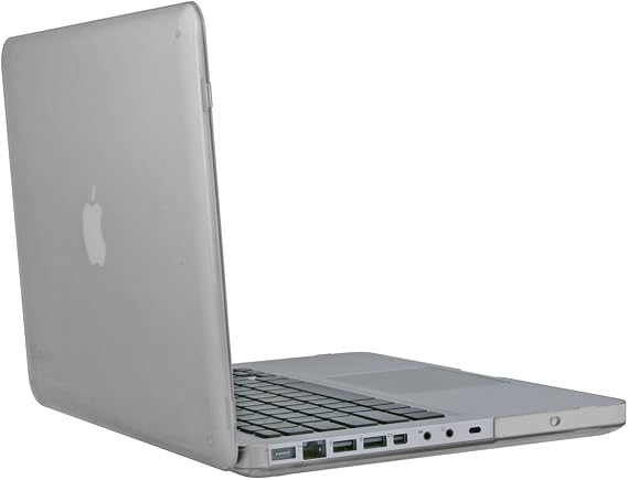 Speck Products MB13AU-SEE-CLR 13-Inch Aluminum Unibody/Black Keyboard See Thru Case for MacBook (Clear)