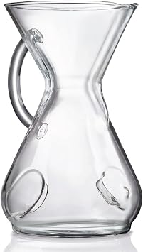 Chemex ChemAer Pour-Over Glass Handle Coffeemaker - 8-Cup - Exclusive Packaging