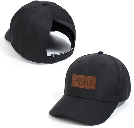 Personalized Hat with Leather Patch, Custom Nickname and Kids Name Hat