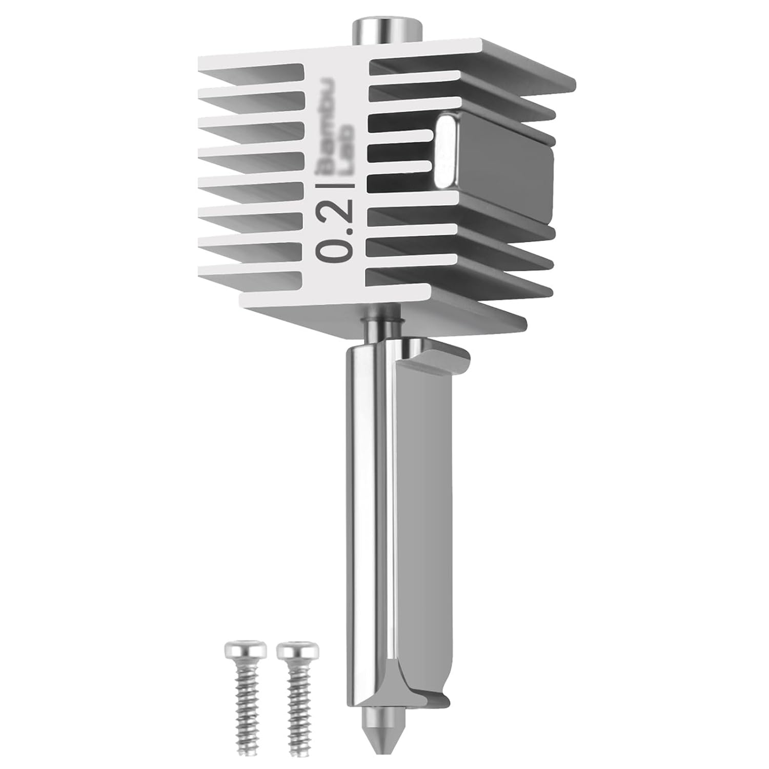 Original Bamboo Lab A1A1mini Hotend 0.2mm High Temp&Fast Speed Stainless Steel NozzleHeating Block Integrated Structure Compatible with Bambu Lab A1&A1 Mini 3D Printer