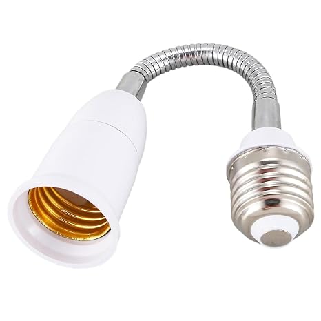 Esnek Metal Bükülebilir Uzatma, E27 Duy