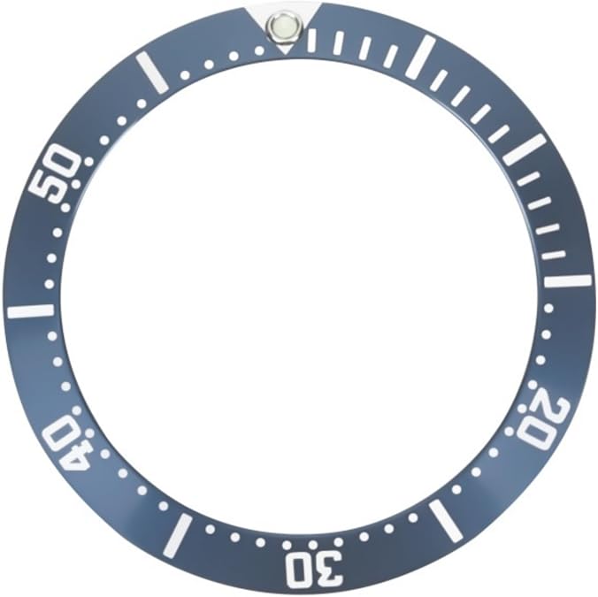 38.0 * 30.8mm Aluminum Watch Bezel Insert Compatible with Omega Seamaster 300 41mm Watch