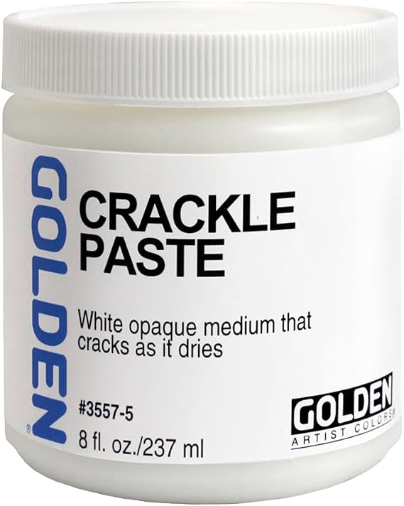 GOLDEN Artist Colors Crackle Paste, 8 fl. oz. Jar