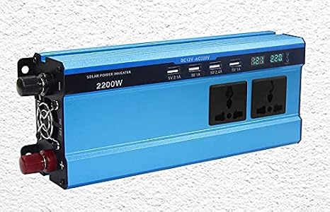 Car Power Inverter Inverter 12V 220V 1600W 2200W DC 12V To AC 220V For Car Truck Boat Camping Over-Voltage Protection Car Converter 694 (Color Name : 1600W)