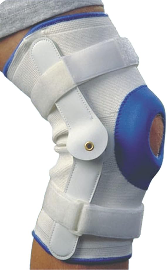 AlexOrthopedic Deluxe Compression Knee Support with Hinge - Small