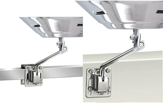 Magma A10-240 Square/Flat Rail Boat Grill Mount, Stainless Steel | Secure boat BBQ mount for Magma Kettle grill on bulkhead, flat & square boat rails. Durable construction. Genuine Magma Mount