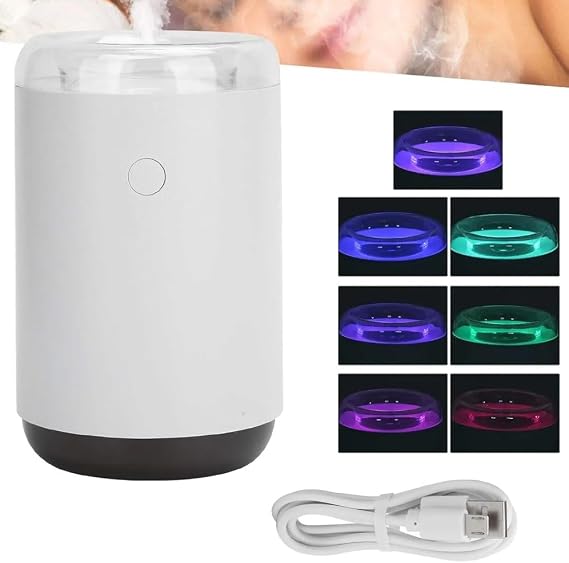 Rgb Işıklı Taşınabilir 255ml Hava Ortam Nemlendirici, Çocuk Odaları İçin İdeal Yedek Filtreli