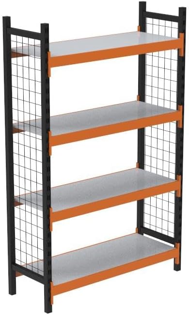 4 Katlı Dekoratif Midi Rack - Ekonomik Depo,Arşiv, Kiler Rafı
